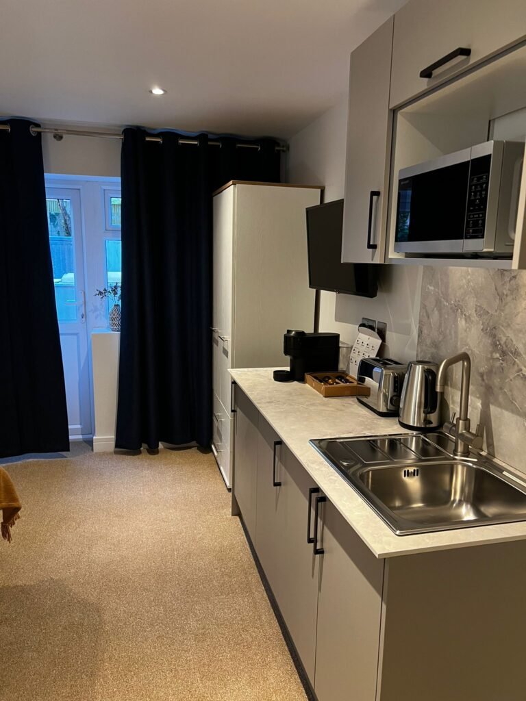 Finished en-suite bedroom with Kitchenette in Ipswich rear extension